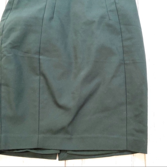 Express dark green mini pencil skirt 4 - Picture 3 of 5